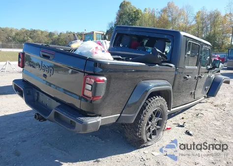 2024 Jeep Gladiator Willys from USA, damaged, VIN 1C6HJTAG7RL108812